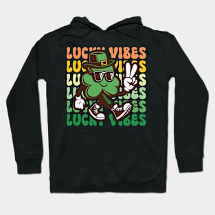 Lucky Vibes Shamrock Hoodie